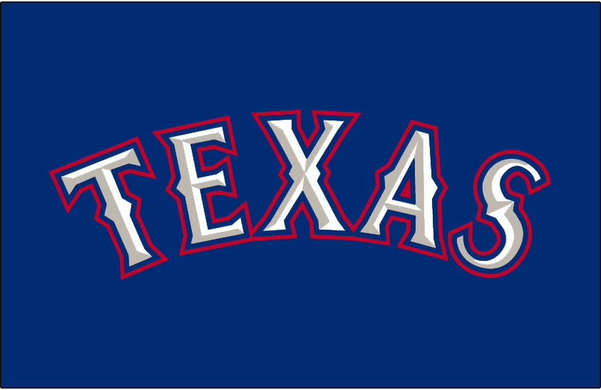 Texas Rangers 2000-2013 Jersey Logo iron on transfers for clothing